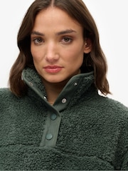Superdry Green Super Soft Half Zip Jumper - Image 2 of 6
