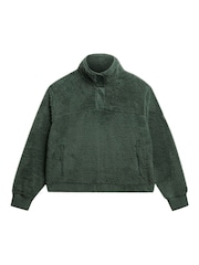Superdry Green Super Soft Half Zip Jumper - Image 5 of 6
