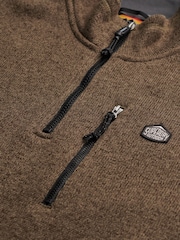 Superdry Green Storm Fleece Half Zip Jumper - Image 6 of 6