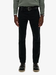 Superdry Black The Merchant Store Sateen Five Pocket Joggers - Image 4 of 7