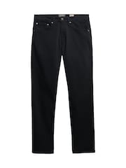 Superdry Black The Merchant Store Sateen Five Pocket Joggers - Image 6 of 7