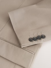 Neutral Loose Fit TENCEL™ Lyocell Cotton Linen Suit Jacket - Image 11 of 11