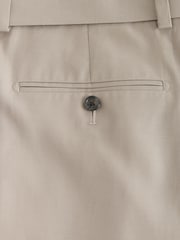 Neutral Loose Fit TENCEL™ Lyocell Cotton Linen Suit Trousers - Image 9 of 9