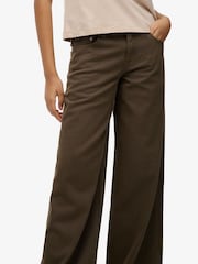 Superdry Green Mid Rise Baggy Joggers - Image 5 of 5