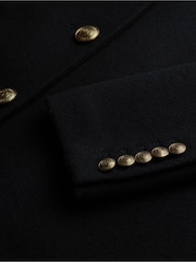 Superdry Black 2 In 1 Wool Coat - Image 7 of 7