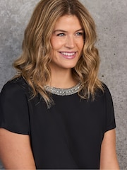 Live Unlimited Black Embellished Neckline Top - Image 7 of 7