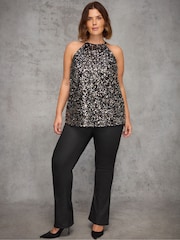 Live Unlimited Sequin Halterneck Top - Imagen 1 de 7