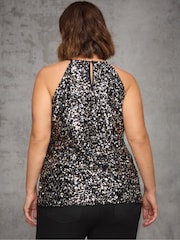 Live Unlimited Sequin Halterneck Top - Imagen 7 de 7