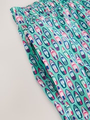 Aqua Boat Print 5 Inch Swim Shorts - Image 3 of 4