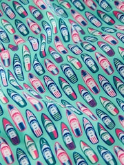 Aqua Boat Print 5 Inch Swim Shorts - Image 4 of 4