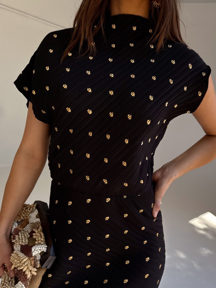 short plisse dress Floral Plisse Short Dress CHIO DI STEFANIA D ONLINE
