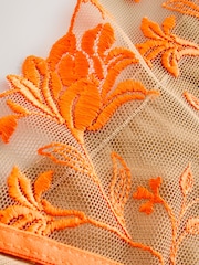 Orange Premium Embroidered Brazilian Knickers - Image 3 of 3