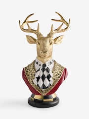 Stag Bust Ornament - 5суретінің 3 суреті