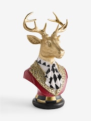 Stag Bust Ornament - 5суретінің 4 суреті