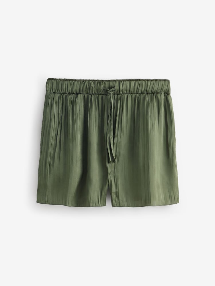 Green Strappy Short Pyjamas Set - Image 3 of 3