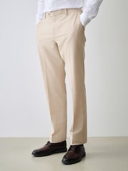 Stone Slim Fit Motionflex Textured Suit Trouser - Image 1 of 15