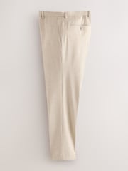 Stone Slim Fit Motionflex Textured Suit Trouser - Image 12 of 15