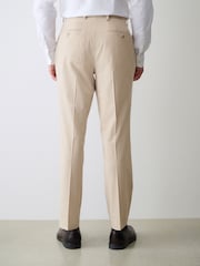 Stone Slim Fit Motionflex Textured Suit Trouser - Image 5 of 15
