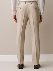 Stone Slim Fit Motionflex Textured Suit Trouser - Image 6 of 15