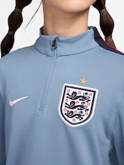 Nike Work Blue England Strike Long Sleeve Drill Top - Image 4 of 6