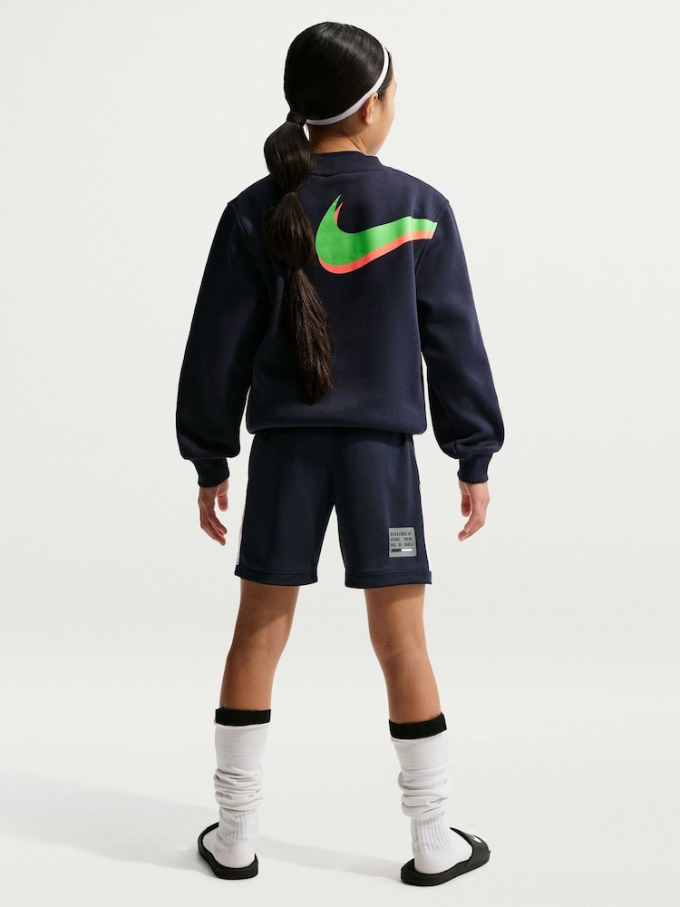 Nike Blue Erling Haaland Academy Dri-FIT Football Shorts - Image 2 of 9 Nike Blue Erling Haaland Academy Dri-FIT Football Shorts - Image 2 of 9
