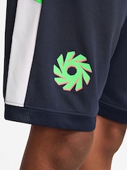 Nike Blue Erling Haaland Academy Dri-FIT Football Shorts - Image 5 of 9