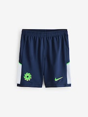 Nike Blue Erling Haaland Academy Dri-FIT Football Shorts - Image 9 of 9