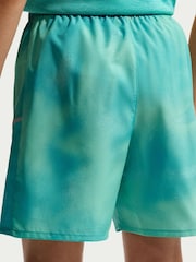 Nike Green Dri-FIT Miler Printed Shorts - Image 4 of 5
