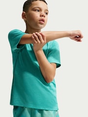 Nike Green Dri-FIT Miler Printed Shorts - Image 5 of 5