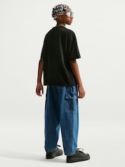 Nike Black Oversized Futura T-Shirt - Image 2 of 5