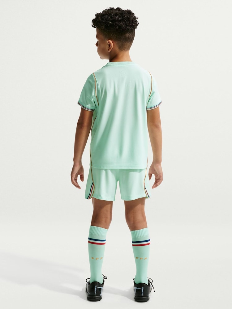 Nike Away France 2026 Stadium Little Kids Football 3 Piece Kit - Image 2 of 8 Nike Away France 2026 Stadium Little Kids Football 3 Piece Kit - Image 2 of 8