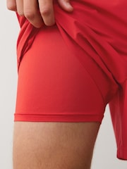 Red Motionflex 360 Signature Swim Shorts - Image 6 of 11