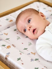 JoJo Maman Bébé White Dino Print Changing Mat - Image 1 of 4