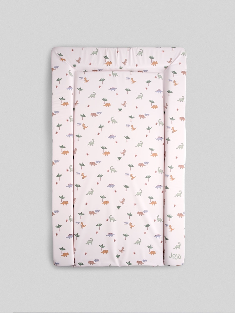 JoJo Maman Bébé White Dino Print Changing Mat - Image 4 of 4