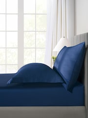 Duchamp Twilight Blue Premium Cotton Sateen Pillowcase - Image 1 of 2