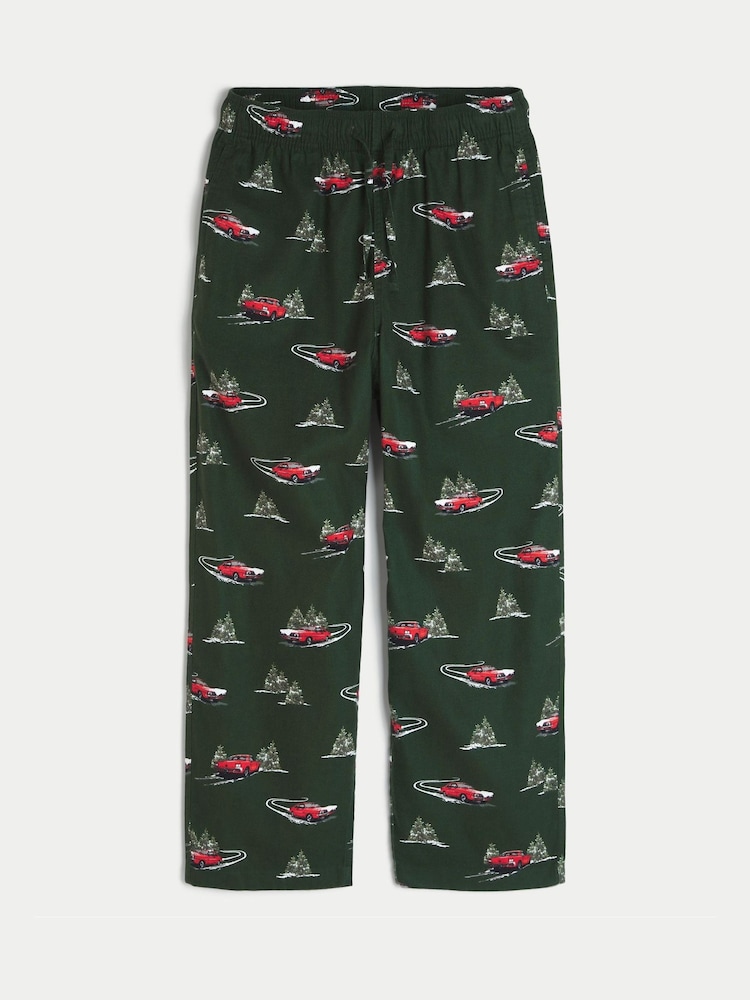 Hollister Green All-Over Print Christmas Pyjama Bottoms - Image 5 of 5 Hollister Green All-Over Print Christmas Pyjama Bottoms - Image 5 of 5