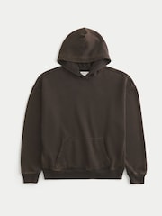 Hollister Boxy Brown Hoodie - Image 3 of 4
