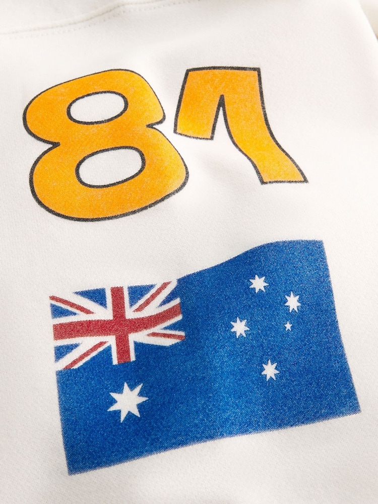 Hollister Cream McLaren Back Print Graphic Hoodie - Image 6 of 6 Hollister Cream McLaren Back Print Graphic Hoodie - Image 6 of 6