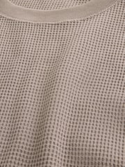 Natural - Hollister Crew Neck Textured Wash Long Sleeve T-Shirt - Imagen 5 de 5