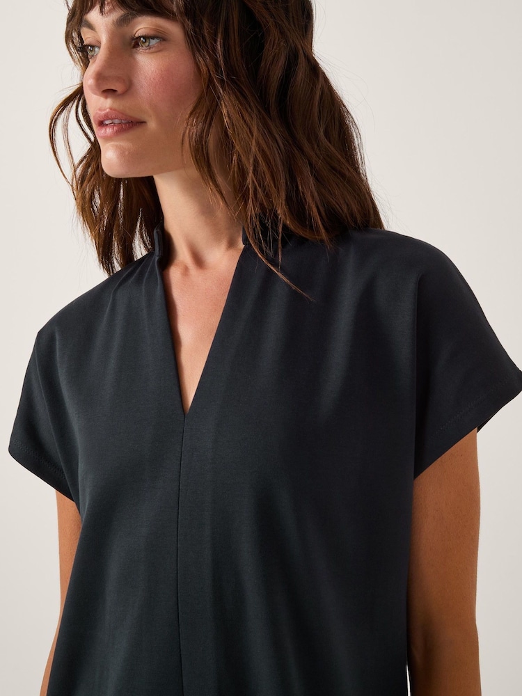 Monsoon Blue Felly Cap Sleeve Mix Maxi Dress - Image 2 of 4 Monsoon Blue Felly Cap Sleeve Mix Maxi Dress - Image 2 of 4