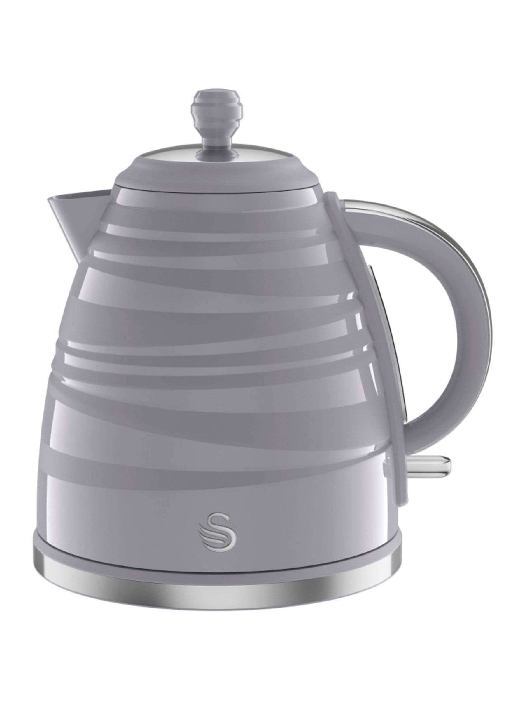 Swan 1.7L Symphony Grey 3000W Jug Kettle Auto Off Dry Protect Cordless Design - Image 4