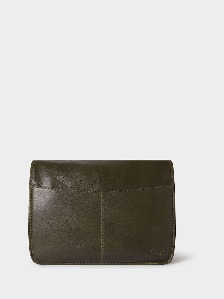 Osprey London Black The Compass Leather Saddle Bag - Image 2 of 5 Osprey London Black The Compass Leather Saddle Bag - Image 2 of 5