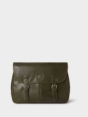 Osprey London Black The Compass Leather Saddle Bag - Image 3 of 5