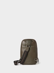 OSPREY LONDON The Compass Leather Sling Black Bag - Image 2 of 5