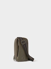OSPREY LONDON The Compass Leather Sling Black Bag - Image 3 of 5