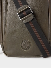 OSPREY LONDON The Compass Leather Sling Black Bag - Image 5 of 5