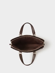 Osprey London Brown The Mercury Leather Laptop Bag - Image 5 of 6