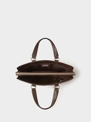 Osprey London Brown The Mercury Leather Laptop Bag - Image 6 of 6