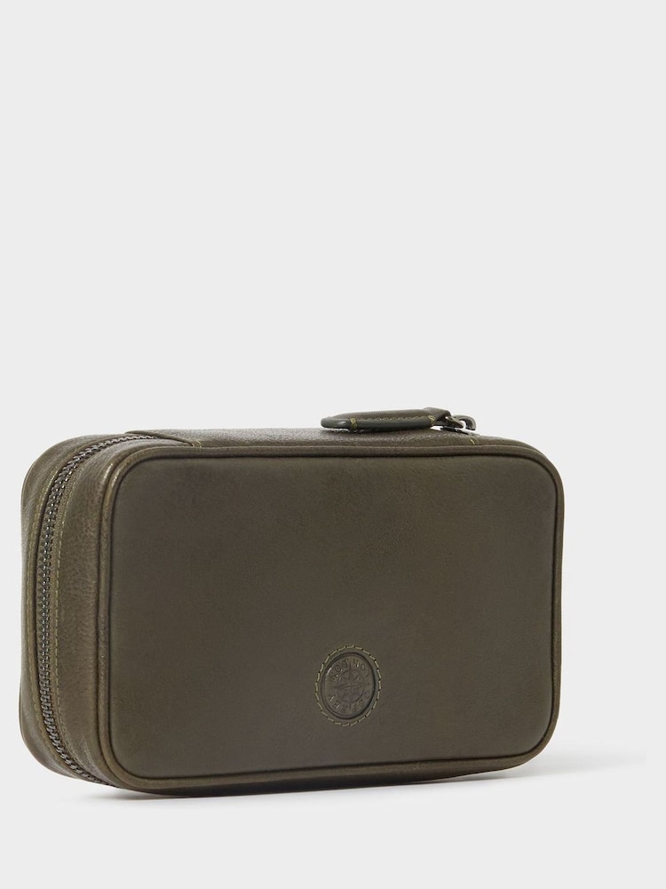 Osprey London Green The Compass Leather Travel Manager - Image 2 of 5