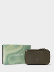Osprey London Green The Compass Leather Travel Manager - Image 4 of 5